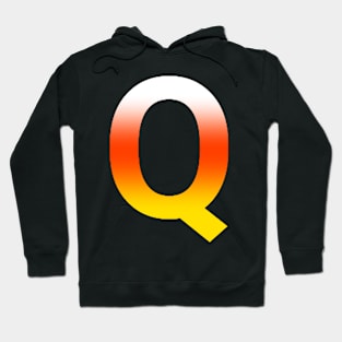 Fire Letter Q Hoodie